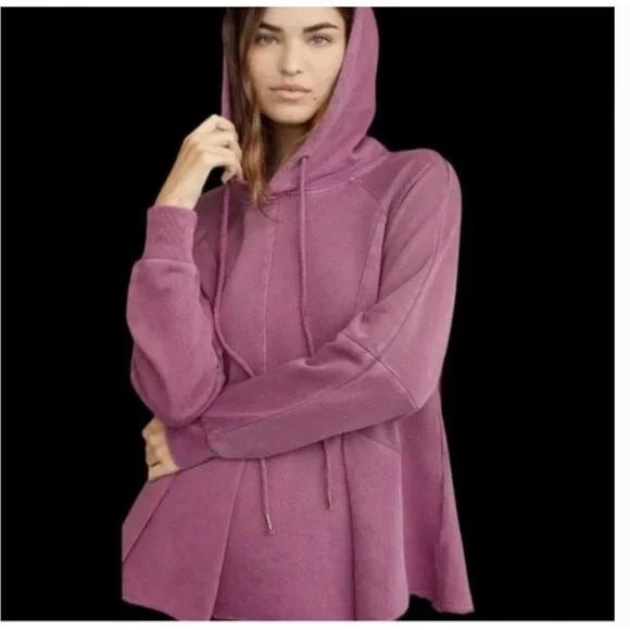 Anthro Pilcro peplum hoodie - Picture 1 of 10